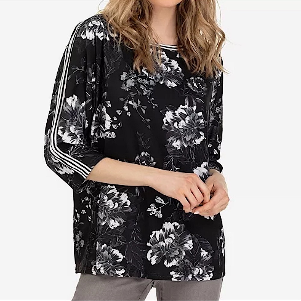 Tribal 3/4 Dolman Top